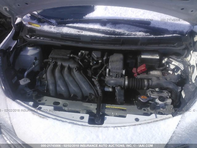 3N1CE2CP6GL372106 - 2016 NISSAN VERSA NOTE S/S PLUS/SV/SL/SR WHITE photo 10