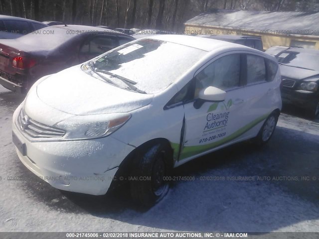 3N1CE2CP6GL372106 - 2016 NISSAN VERSA NOTE S/S PLUS/SV/SL/SR WHITE photo 2