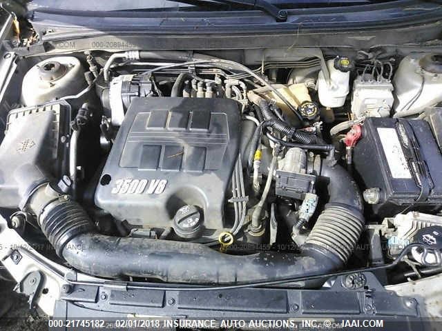 1G2ZG528954114974 - 2005 PONTIAC G6 SILVER photo 10