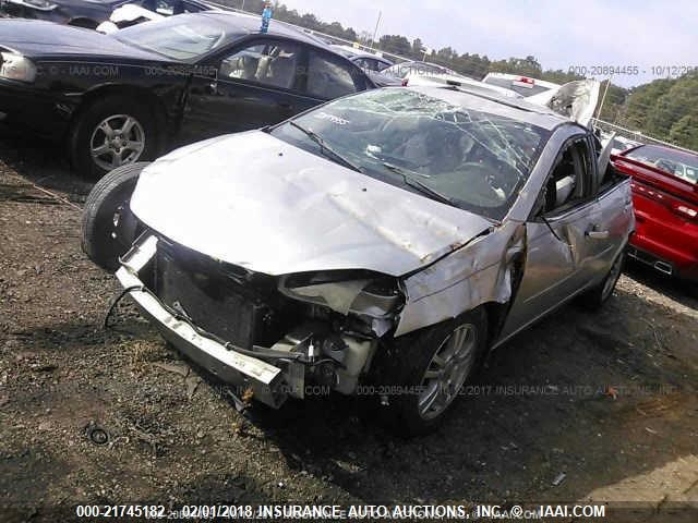 1G2ZG528954114974 - 2005 PONTIAC G6 SILVER photo 2