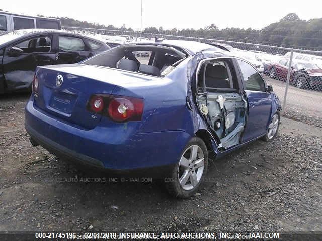 3VWRM71KX8M043738 - 2008 VOLKSWAGEN JETTA SE/SEL BLUE photo 4