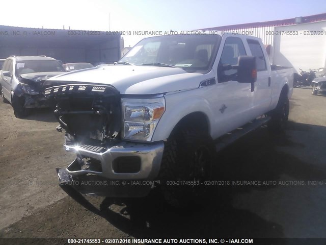 1FT7W2BT4GED26834 - 2016 FORD F250 SUPER DUTY WHITE photo 2
