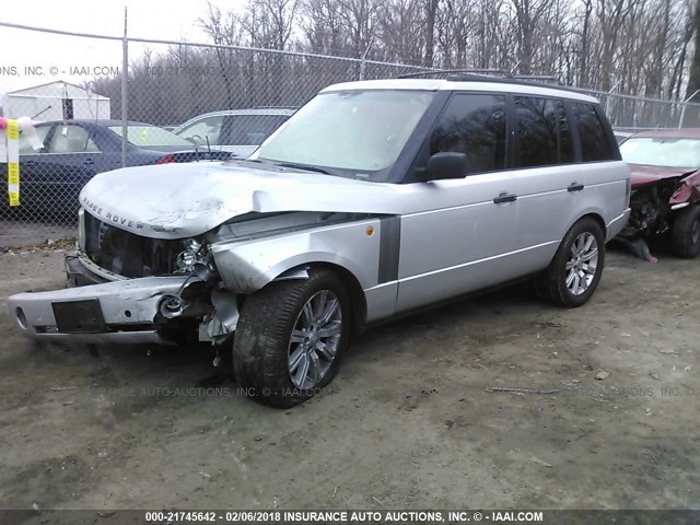 SALME11473A127751 - 2003 LAND ROVER RANGE ROVER HSE SILVER photo 2