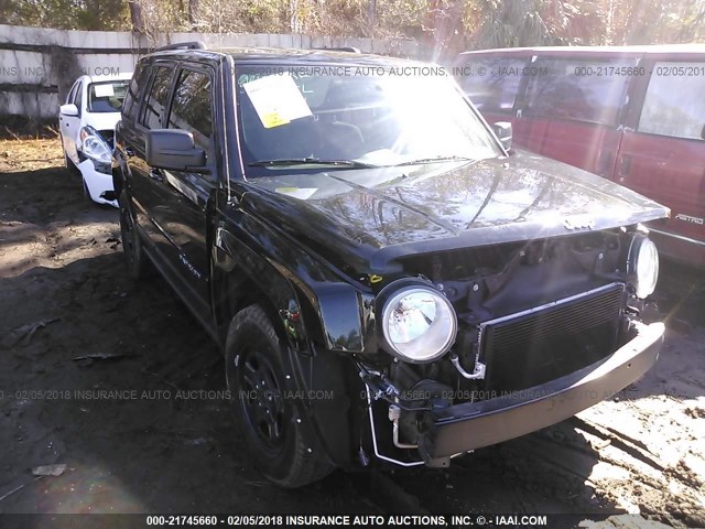 1C4NJPBB6GD678085 - 2016 JEEP PATRIOT SPORT BLACK photo 1