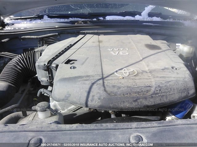 5TEUU42N79Z619925 - 2009 TOYOTA TACOMA ACCESS CAB Silber Foto 10