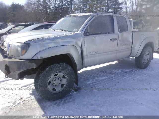 5TEUU42N79Z619925 - 2009 TOYOTA TACOMA ACCESS CAB Silber Foto 2