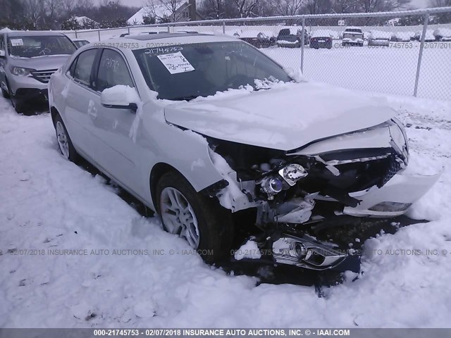 1G11C5SL1FF141710 - 2015 CHEVROLET MALIBU 1LT WHITE photo 1