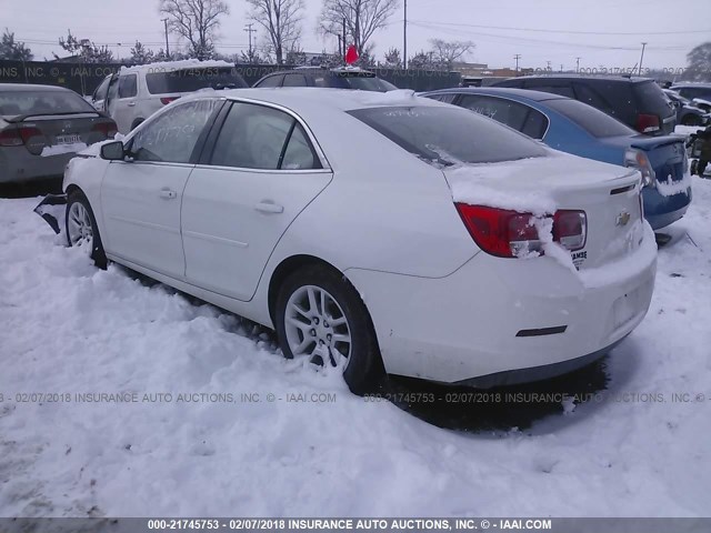 1G11C5SL1FF141710 - 2015 CHEVROLET MALIBU 1LT WHITE photo 3