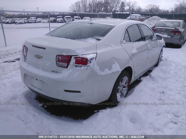 1G11C5SL1FF141710 - 2015 CHEVROLET MALIBU 1LT WHITE photo 4