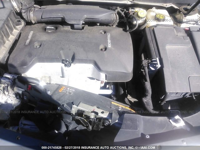 1G11C5SLXEF302344 - 2014 CHEVROLET MALIBU 1LT 棕色 照片 10