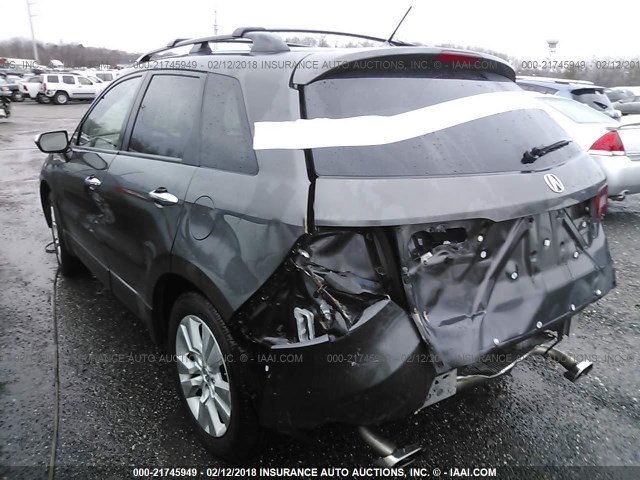 5J8TB1H54AA005759 - 2010 ACURA RDX TECHNOLOGY BLACK photo 3