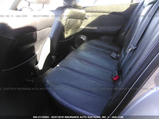 1N4AL11DX5N447485 - 2005 NISSAN ALTIMA S/SL SILVER photo 8