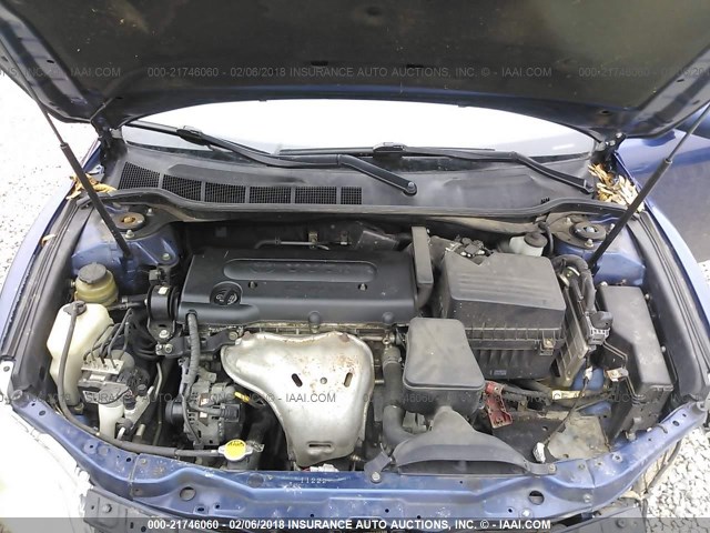 4T1BE46KX9U300589 - 2009 TOYOTA CAMRY SE/LE/XLE BLUE photo 10