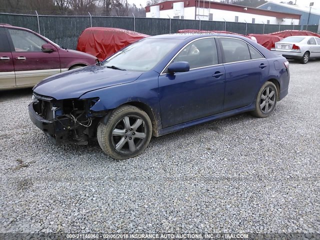 4T1BE46KX9U300589 - 2009 TOYOTA CAMRY SE/LE/XLE BLUE photo 2