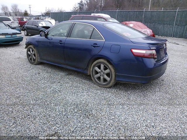 4T1BE46KX9U300589 - 2009 TOYOTA CAMRY SE/LE/XLE BLUE photo 3