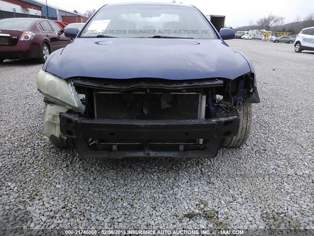 4T1BE46KX9U300589 - 2009 TOYOTA CAMRY SE/LE/XLE BLUE photo 6