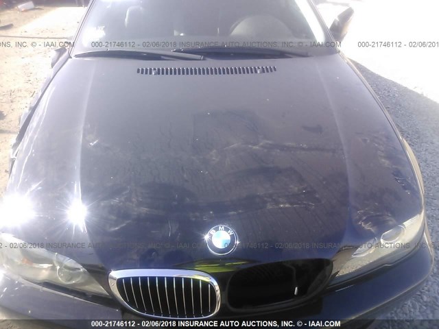 WBABV13486JT24831 - 2006 BMW 325 CI SULEV BLACK photo 10