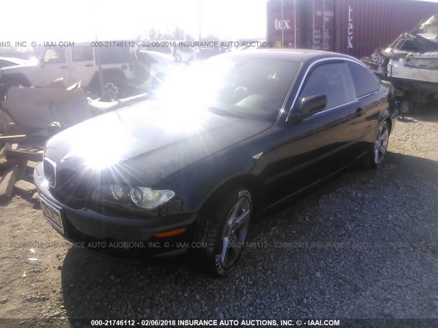 WBABV13486JT24831 - 2006 BMW 325 CI SULEV BLACK photo 2