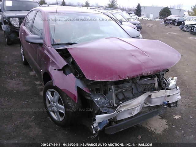 1G8AJ55F56Z105966 - 2006 SATURN ION LEVEL 2 BURGUNDY photo 1