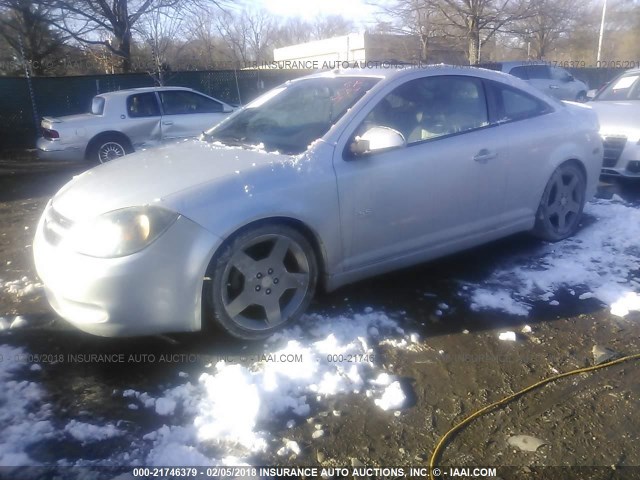 1G1AP14PX57625638 - 2005 CHEVROLET COBALT SS SUPERCHARGED SILVER photo 2