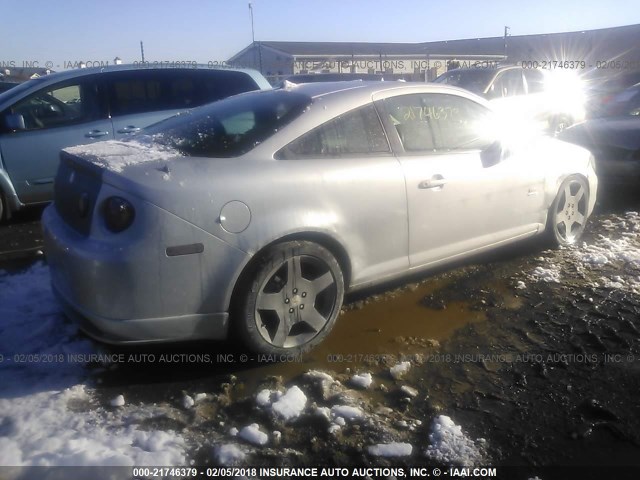 1G1AP14PX57625638 - 2005 CHEVROLET COBALT SS SUPERCHARGED SILVER photo 4