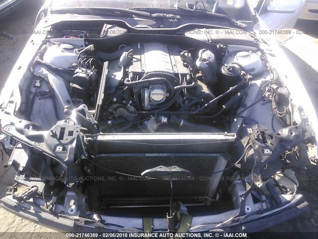 WBAGN63574DS53256 - 2004 BMW 745 LI SILVER photo 10