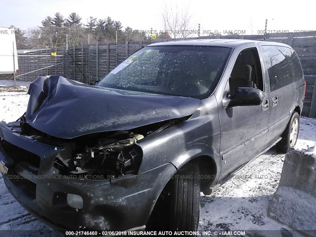 1GNDU23W18D180733 - 2008 CHEVROLET UPLANDER LS GRAY photo 2