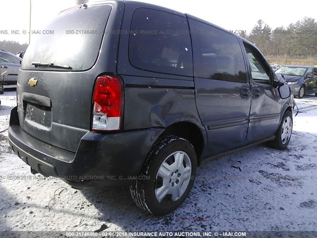 1GNDU23W18D180733 - 2008 CHEVROLET UPLANDER LS GRAY photo 4