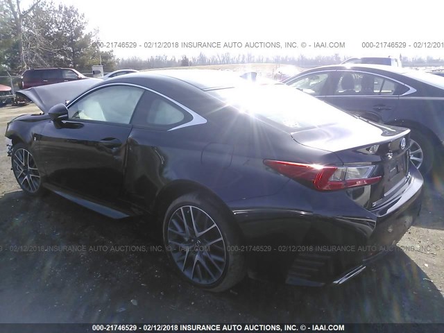 JTHSM5BC8G5001507 - 2016 LEXUS RC 300 BLACK photo 3