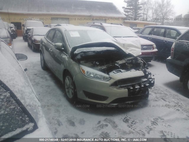 1FADP3F25FL212803 - 2015 FORD FOCUS SE TAN photo 1