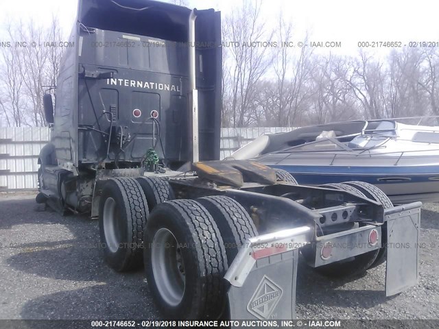 2HSCUAPR58C533839 - 2008 INTERNATIONAL PROSTAR PREMIUM  BLACK photo 3