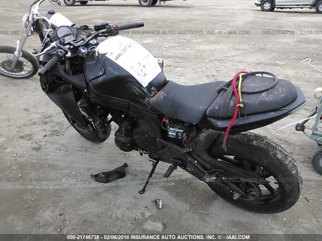 JKAEXEE19GDA22613 - 2016 KAWASAKI EX650 E BLACK photo 3