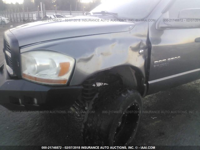 1D7KS28C66J129785 - 2006 DODGE RAM 2500 ST/SLT 灰色 照片 6