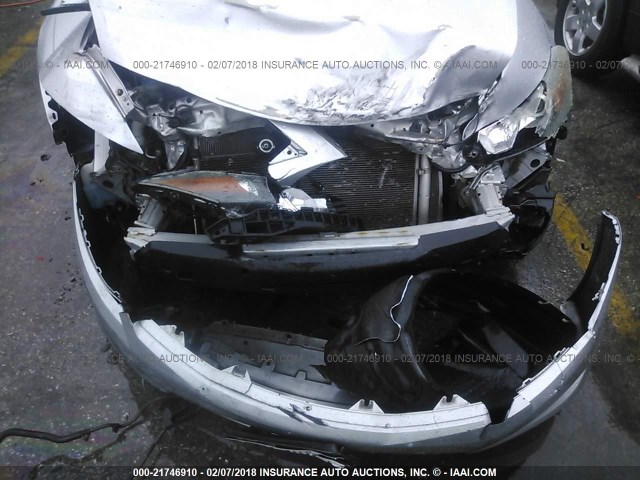 1HGCS22868A002607 - 2008 HONDA ACCORD EXL SILVER photo 6