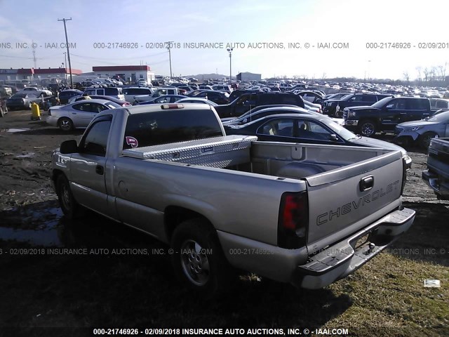 1GCEC14X94Z249862 - 2004 CHEVROLET SILVERADO C1500 TAN photo 3