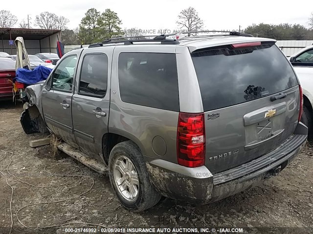 1GNEC23339R291334 - 2009 CHEVROLET TAHOE C1500 LT GRAY photo 3