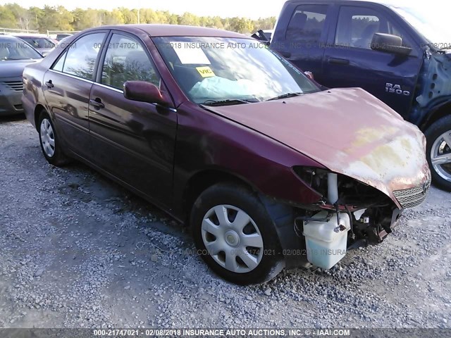 4T1BE32K02U085486 - 2002 TOYOTA CAMRY LE/XLE/SE 栗色 照片 1