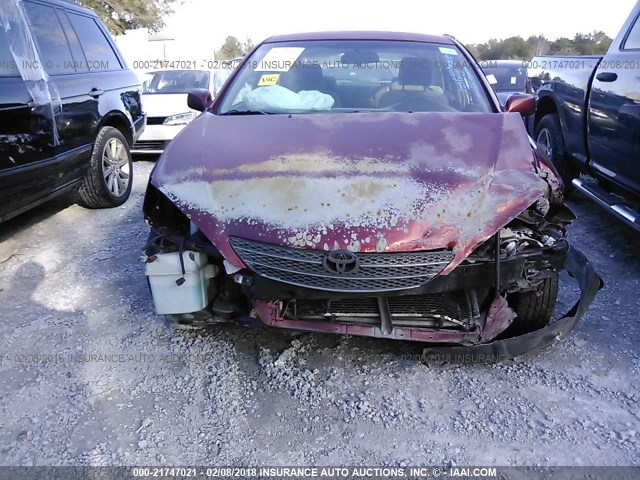 4T1BE32K02U085486 - 2002 TOYOTA CAMRY LE/XLE/SE 栗色 照片 6