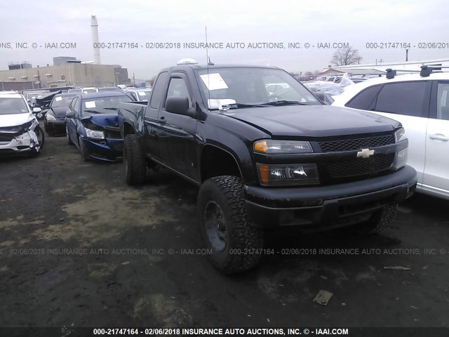 1GCDT299888223566 - 2008 CHEVROLET COLORADO LS BLACK photo 1