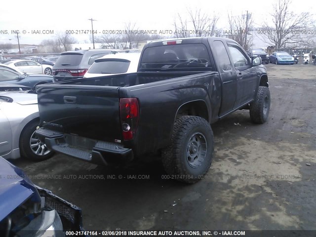 1GCDT299888223566 - 2008 CHEVROLET COLORADO LS BLACK photo 4