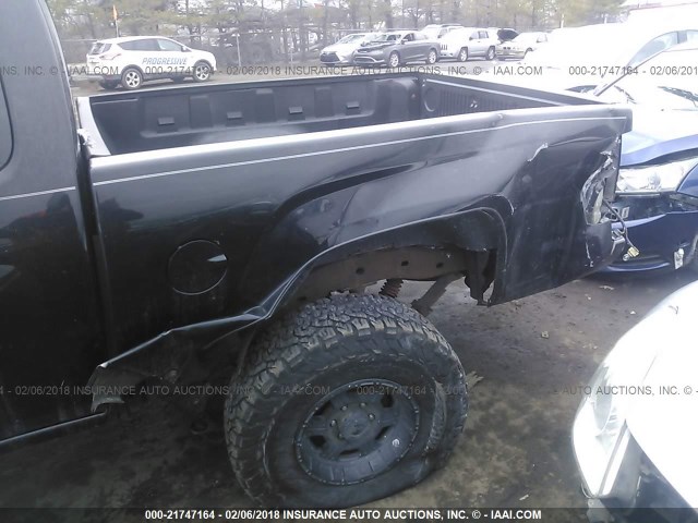 1GCDT299888223566 - 2008 CHEVROLET COLORADO LS BLACK photo 6