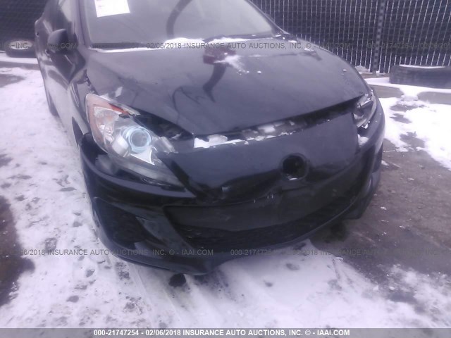 JM1BL1V79D1787364 - 2013 MAZDA 3 I BLACK photo 6