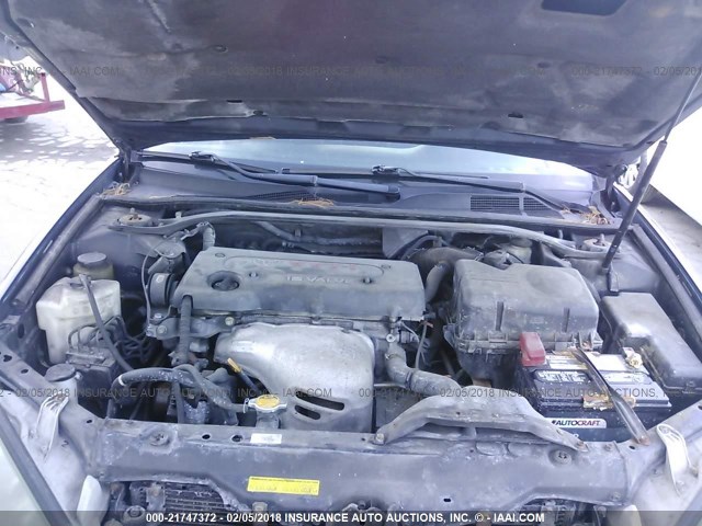 4T1BE32K44U281031 - 2004 TOYOTA CAMRY LE/XLE/SE BLUE photo 10