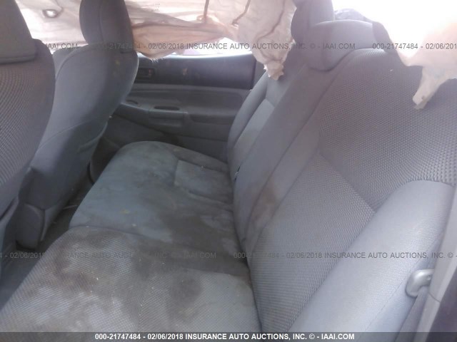 3TMLU42N89M025420 - 2009 TOYOTA TACOMA DOUBLE CAB წითელი ფოტო 8