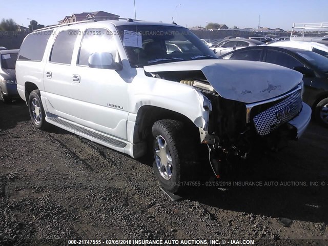 1GKFK66U45J215582 - 2005 GMC YUKON XL DENALI WHITE photo 1