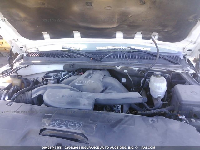 1GKFK66U45J215582 - 2005 GMC YUKON XL DENALI WHITE photo 10