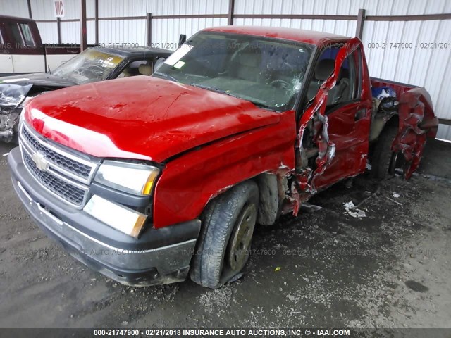 3GCEC14X97G244620 - 2007 CHEVROLET SILVERADO C1500 RED photo 2