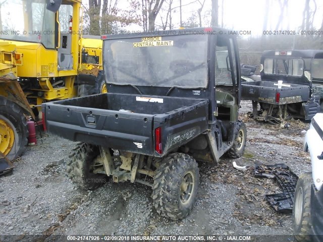 4XATH76A6C4279358 - 2012 POLARIS RANGER 800 XP GREEN photo 4