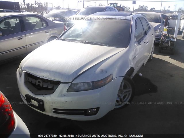 19UUA662X7A024838 - 2007 ACURA TL WHITE photo 2