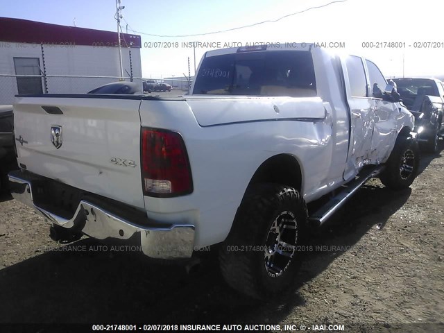 3C6UR5MJ2EG228325 - 2014 RAM 2500 SLT WHITE photo 4